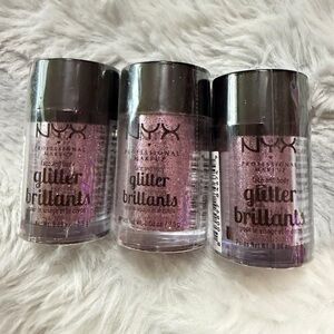 NYX Glitter Brilliants Trio in Sparkling Pink